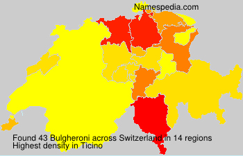 Surname Bulgheroni in Switzerland