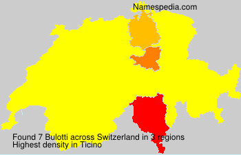 Surname Bulotti in Switzerland Surname Bulotti in Switzerland