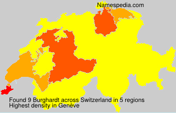 Surname Burghardt in Switzerland Surname Burghardt in Switzerland