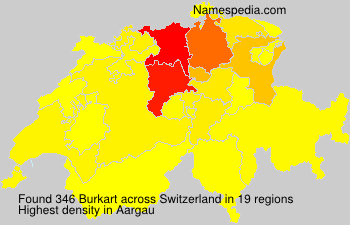 Surname Burkart in Switzerland Surname Burkart in Switzerland