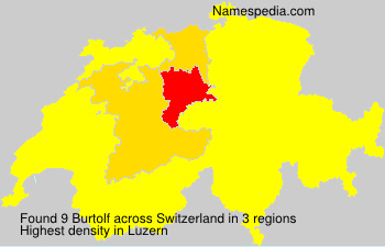 Surname Burtolf in Switzerland Surname Burtolf in Switzerland