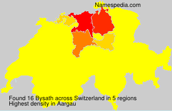 Surname Bysath in Switzerland Surname Bysath in Switzerland