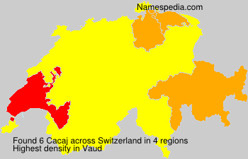 Surname Cacaj in Switzerland Surname Cacaj in Switzerland