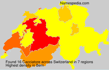 Surname Cacciatore in Switzerland Surname Cacciatore in Switzerland