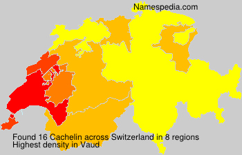 Surname Cachelin in Switzerland Surname Cachelin in Switzerland