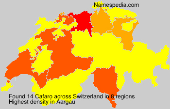 Surname Cafaro in Switzerland Surname Cafaro in Switzerland