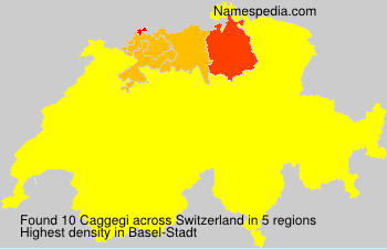 Surname Caggegi in Switzerland Surname Caggegi in Switzerland