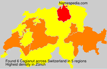 Surname Cagianut in Switzerland Surname Cagianut in Switzerland