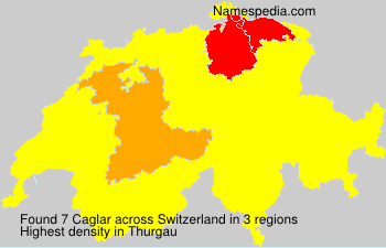Surname Caglar in Switzerland Surname Caglar in Switzerland