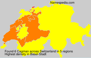 Surname Cagman in Switzerland Surname Cagman in Switzerland