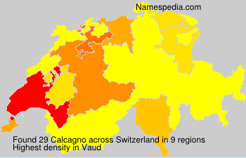 Surname Calcagno in Switzerland Surname Calcagno in Switzerland
