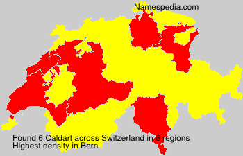 Surname Caldart in Switzerland Surname Caldart in Switzerland