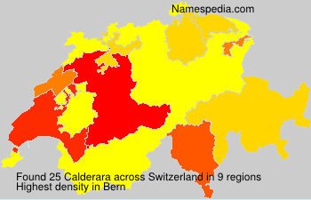 Surname Calderara in Switzerland Surname Calderara in Switzerland