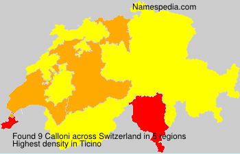 Surname Calloni in Switzerland Surname Calloni in Switzerland