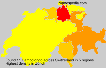 Surname Campolongo in Switzerland Surname Campolongo in Switzerland