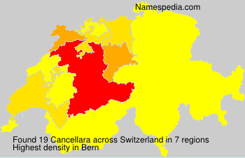 Surname Cancellara in Switzerland Surname Cancellara in Switzerland