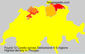 Surname Candio in Switzerland Surname Candio in Switzerland