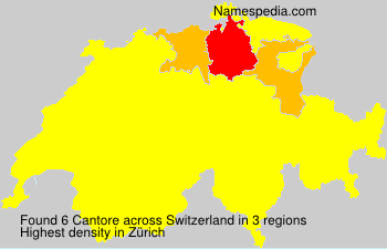 Surname Cantore in Switzerland Surname Cantore in Switzerland