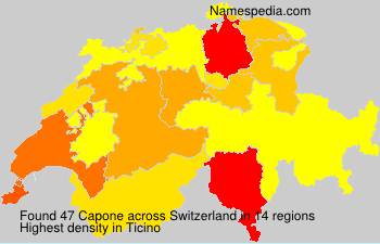 Surname Capone in Switzerland Surname Capone in Switzerland