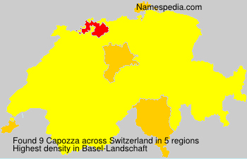 Surname Capozza in Switzerland Surname Capozza in Switzerland