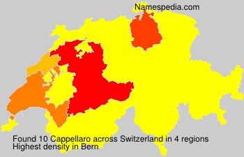 Surname Cappellaro in Switzerland Surname Cappellaro in Switzerland