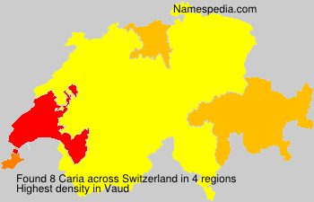 Surname Caria in Switzerland Surname Caria in Switzerland