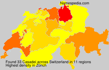 Surname Casadei in Switzerland Surname Casadei in Switzerland