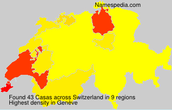Surname Casas in Switzerland Surname Casas in Switzerland