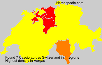Surname Cascio in Switzerland Surname Cascio in Switzerland