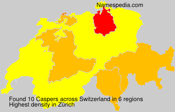 Surname Caspers in Switzerland Surname Caspers in Switzerland