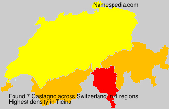 Surname Castagno in Switzerland Surname Castagno in Switzerland