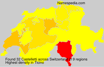 Surname Castelletti in Switzerland Surname Castelletti in Switzerland