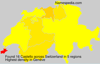 Surname Castello in Switzerland Surname Castello in Switzerland