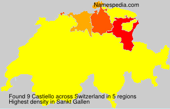 Surname Castiello in Switzerland Surname Castiello in Switzerland