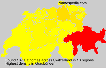 Surname Cathomas in Switzerland Surname Cathomas in Switzerland