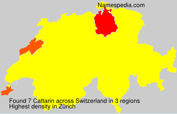 Surname Cattarin in Switzerland Surname Cattarin in Switzerland
