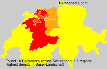 Surname Cattaruzza in Switzerland Surname Cattaruzza in Switzerland