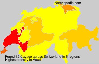 Surname Cavaco in Switzerland Surname Cavaco in Switzerland