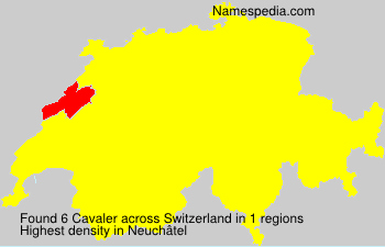 Surname Cavaler in Switzerland Surname Cavaler in Switzerland