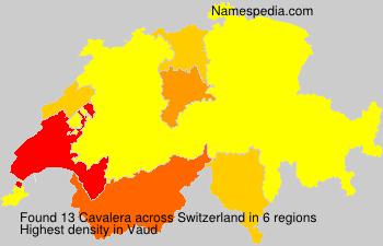 Surname Cavalera in Switzerland Surname Cavalera in Switzerland