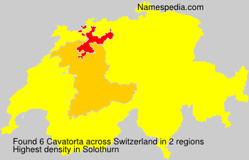 Surname Cavatorta in Switzerland Surname Cavatorta in Switzerland