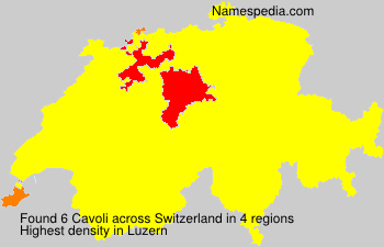 Surname Cavoli in Switzerland Surname Cavoli in Switzerland