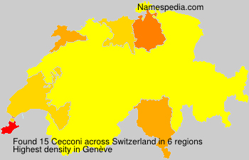 Surname Cecconi in Switzerland Surname Cecconi in Switzerland
