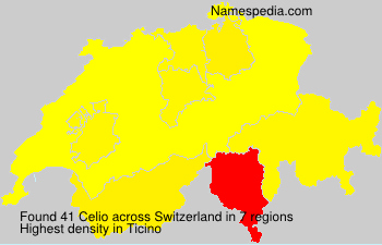 Surname Celio in Switzerland Surname Celio in Switzerland