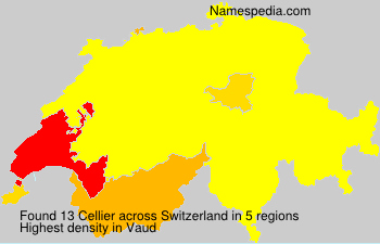 Surname Cellier in Switzerland Surname Cellier in Switzerland