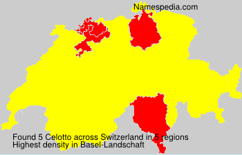 Surname Celotto in Switzerland Surname Celotto in Switzerland