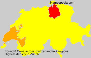 Surname Cena in Switzerland Surname Cena in Switzerland