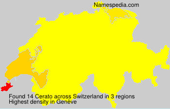 Surname Cerato in Switzerland Surname Cerato in Switzerland