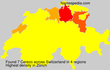 Surname Cerezo in Switzerland Surname Cerezo in Switzerland