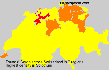 Surname Ceron in Switzerland Surname Ceron in Switzerland